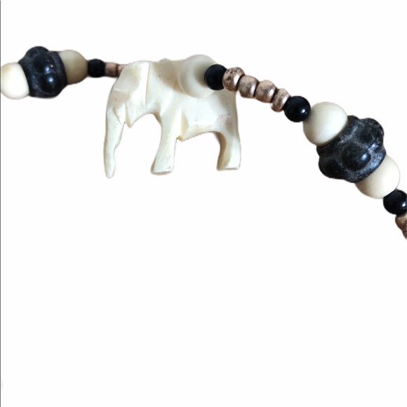 Host Pick Carved Elephant Necklace - Picture 6 of 6